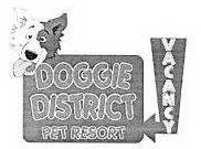 DOGGIE DISTRICT PET RESORT VACANCY