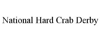 NATIONAL HARD CRAB DERBY