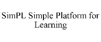 SIMPL SIMPLE PLATFORM FOR LEARNING