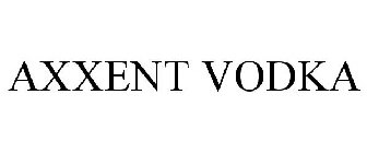 AXXENT VODKA