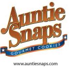 AUNTIE SNAPS GOURMET COOKIES WWW.AUNTIESNAPS.COM