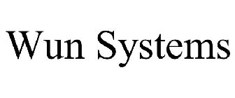WUN SYSTEMS