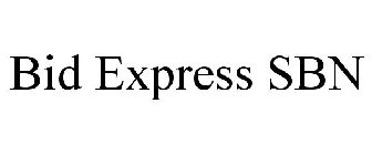 BID EXPRESS SBN