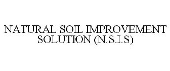 NATURAL SOIL IMPROVEMENT SOLUTION (N.S.I.S)