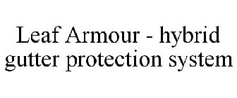 LEAF ARMOUR - HYBRID GUTTER PROTECTION SYSTEM