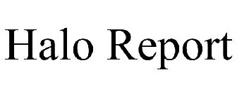 HALO REPORT