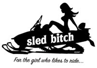 SLED BITCH FOR THE GIRL WHO LIKES TO RIDE...E...