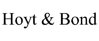 HOYT & BOND