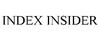 INDEX INSIDER