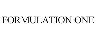 FORMULATION ONE