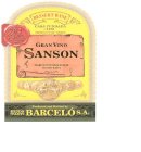 DESSERT WINE CASA FUNDADA EN 1876 PRODUCT OF SPAIN GRAN VINO SANSON MARCA INTERNACIONAL REGISTRADA PRODUCED AND BOTTLED BY HIJOS DE ANTO BARCELÓ S. A.