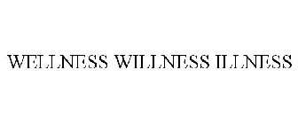 WELLNESS WILLNESS ILLNESS