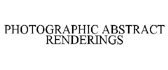 PHOTO ABSTRACT RENDERINGS