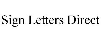SIGN LETTERS DIRECT