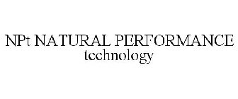 NPT NATURAL PERFORMANCE TECHNOLOGY