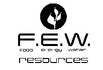 F.E.W. FOOD ENERGY WATER RESOURCES