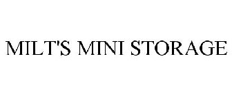 MILT'S MINI STORAGE