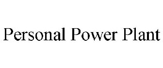 PERSONAL POWER PLANT