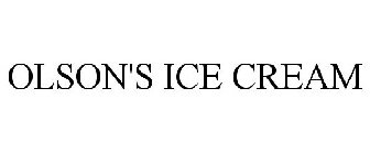 OLSON'S ICE CREAM