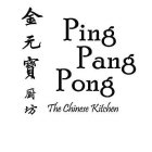 PING PANG PONG THE CHINESE KITCHEN
