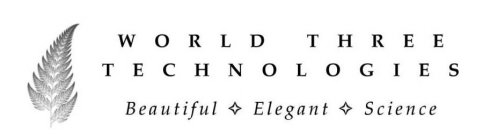 WORLD THREE TECHNOLOGIES BEAUTIFUL ELEGANT SCIENCE