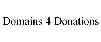 DOMAINS 4 DONATIONS