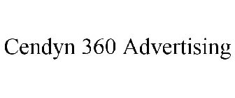 CENDYN 360 ADVERTISING