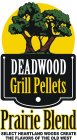 DEADWOOD GRILL PELLETS PRAIRIE BLEND SELECT HEARTLAND WOODS CREATE THE FLAVORS OF THE OLD WEST