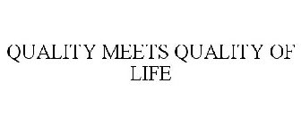 QUALITY MEETS QUALITY OF LIFE