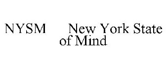 NYSM NEW YORK STATE OF MIND