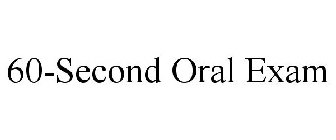 60-SECOND ORAL EXAM