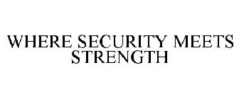 WHERE SECURITY MEETS STRENGTH