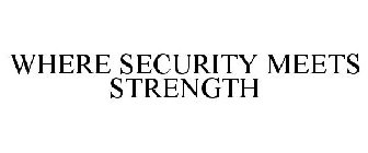 WHERE SECURITY MEETS STRENGTH