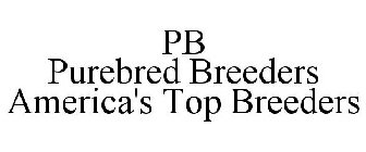 PB PUREBRED BREEDERS AMERICA'S TOP BREEDERS