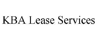 KBA LEASE SERVICES