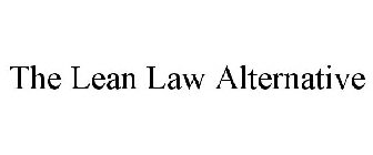 THE LEAN LAW ALTERNATIVE