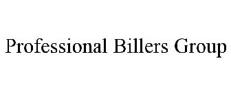 PROFESSIONAL BILLERS GROUP