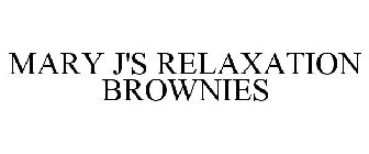 MARY J'S RELAXATION BROWNIES