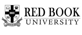 RED BOOK UNIVERSITY SINCE 1925 RBCS