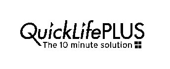 QUICKLIFEPLUS THE 10 MINUTE SOLUTION