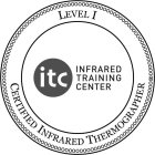 ITC INFRARED TRAINING CENTER LEVEL I CERTIFIED INFRARED THERMOGRAPHER