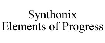 SYNTHONIX ELEMENTS OF PROGRESS