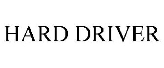 HARD DRIVER