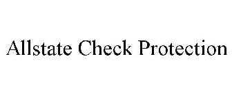 ALLSTATE CHECK PROTECTION
