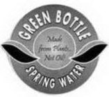 GREEN BOTTLE SPRING WATER