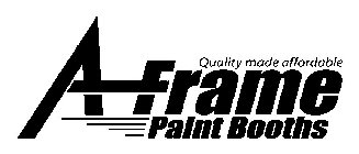 QUALITY MADE AFFORDABLE A-FRAME PAINT BOOTHS