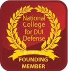 NATIONAL COLLEGE FOR DUI DEFENSE MCMXCV FOUNDING MEMBER
