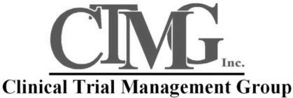 CTMG INC. CLINICAL TRIAL MANAGEMENT GROUP