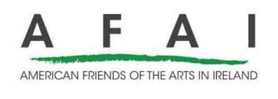 AFAI AMERICAN FRIENDS OF THE ARTS IN IRELAND
