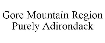 GORE MOUNTAIN REGION PURELY ADIRONDACK